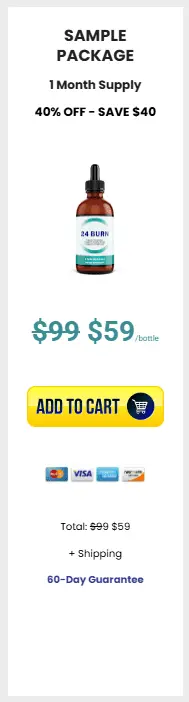 24burn 1 bottle price